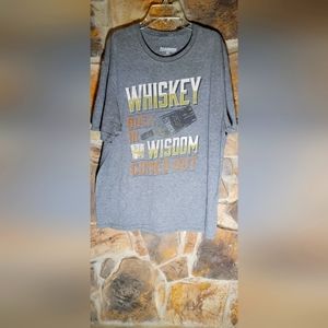 Academy Sports Outdoors whiskey goes in wisdom comes out gray t-shirt